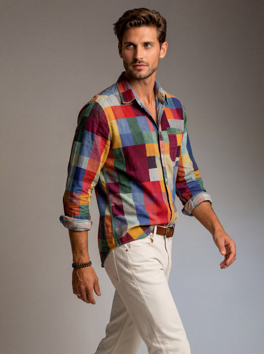 Isabella Torres - Camisa con Mosaico Exclusivo