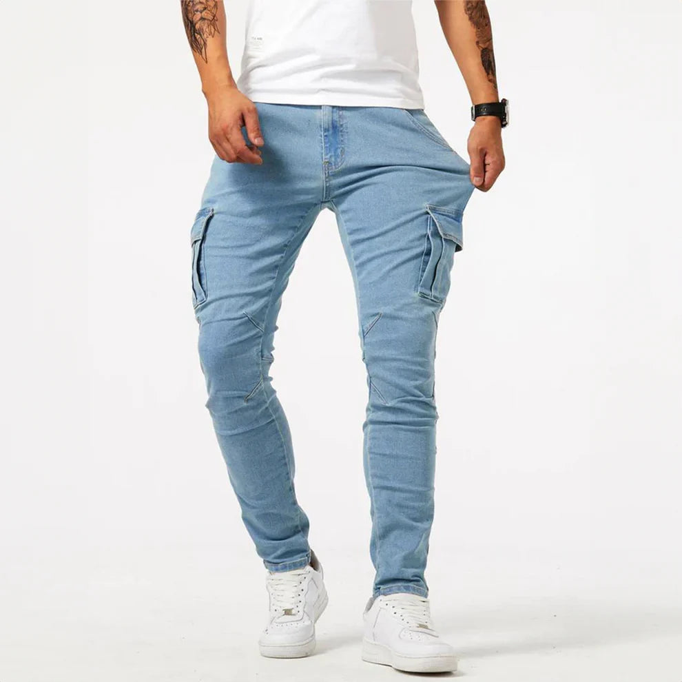 Stretch Cargo Jeans