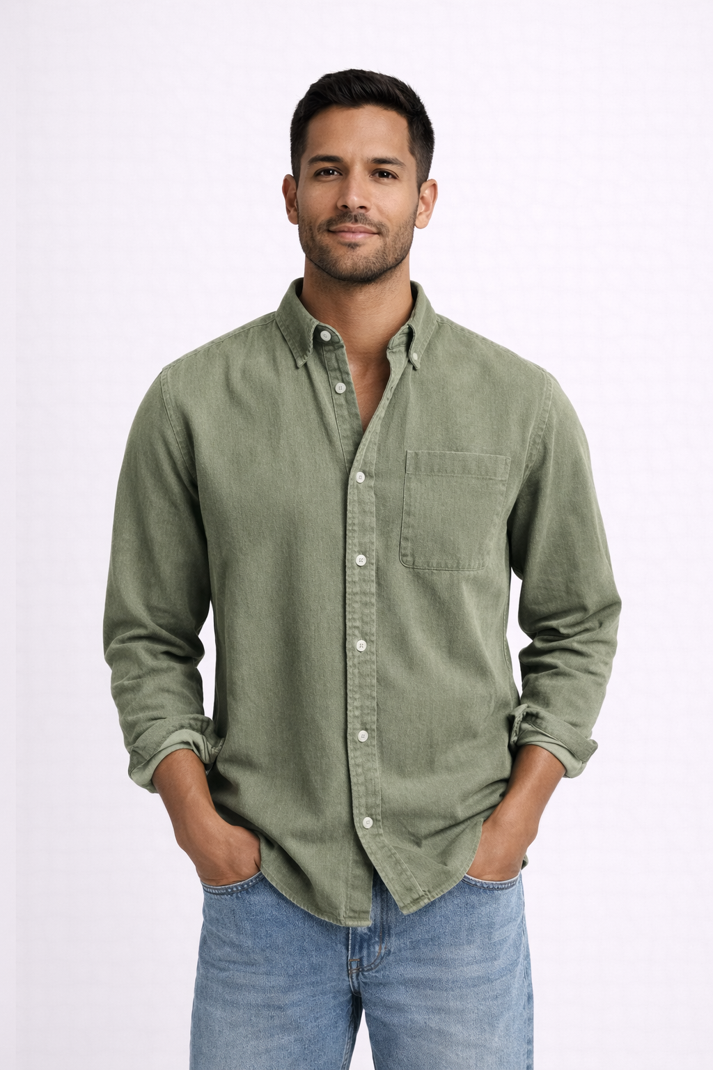 Abril – Camisa de algodón de alta calidad