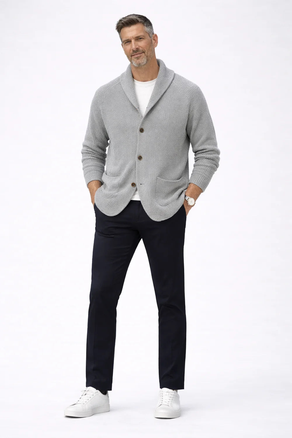 Heritage | Cárdigan de algodón para hombre