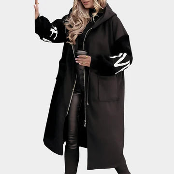 El Rosana™ | Abrigo-cárdigan elegante con capucha Precio habitual