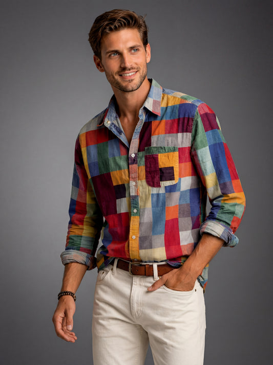 Isabella Torres - Camisa con Mosaico Exclusivo